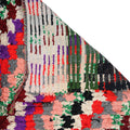 Vintage Boucherouite Tribal Art Rug