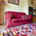 Vintage Moroccan Berber Rug, Azilal Tribal Rug, Quality Handmade Knotted Cotton & Wool Rug, L255xW150 cm