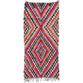 Vintage Boucherouite Tribal Art Rug