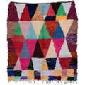 Old Moroccan Boucherouite Rag Rug