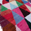 Old Moroccan Boucherouite Rag Rug