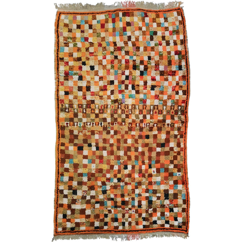 Vintage Boujad Tribal Art Rug