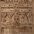 Antique 18th century granary door from Morocco