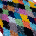 Moroccan Boucherouite Rag Rug from Marrakech - 714