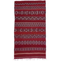 Authentic Vintage Moroccan Berber Rug, Zemmour Tribal Rug, Quality Handmade Kilim Wool Rug, L265xW140 cm