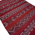 Authentic Vintage Moroccan Berber Rug, Zemmour Tribal Rug, Quality Handmade Kilim Wool Rug, L265xW140 cm