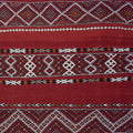 Authentic Vintage Moroccan Berber Rug, Zemmour Tribal Rug, Quality Handmade Kilim Wool Rug, L265xW140 cm