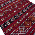 Authentic Vintage Moroccan Berber Rug, Zemmour Tribal Rug, Quality Handmade Kilim Wool Rug, L180xW95 cm