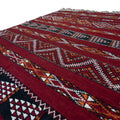 Authentic Vintage Moroccan Berber Rug, Zemmour Tribal Rug, Quality Handmade Kilim Wool Rug, L180xW95 cm