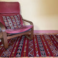 Authentic Vintage Moroccan Berber Rug, Zemmour Tribal Rug, Quality Handmade Kilim Wool Rug, L180xW95 cm